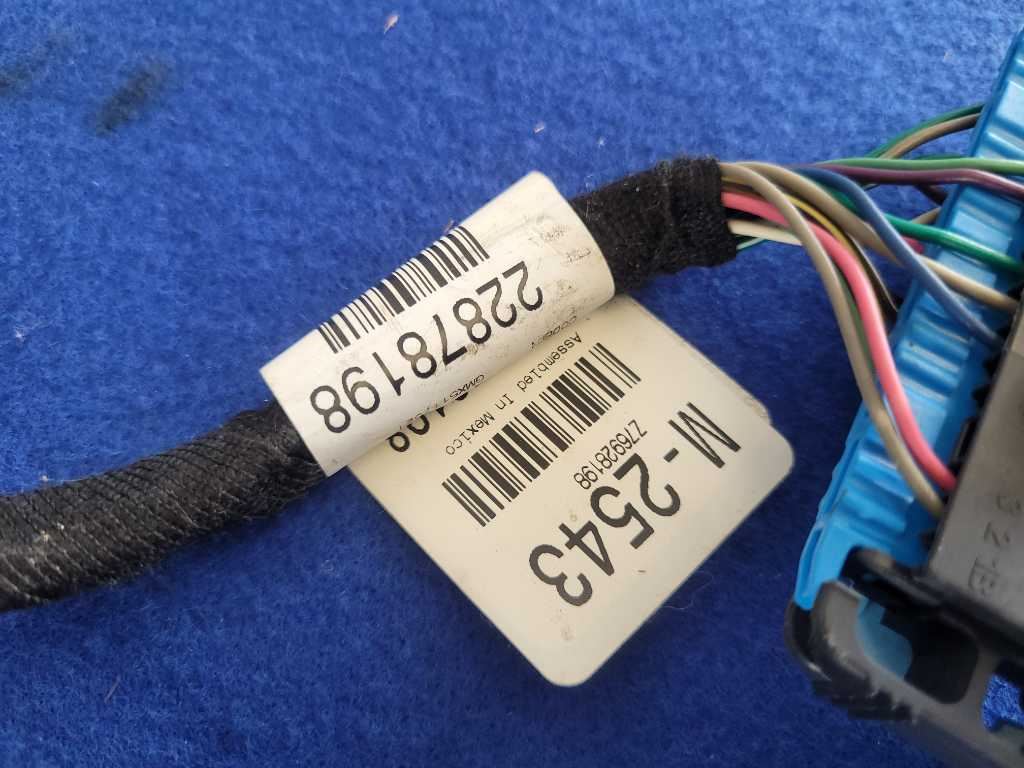 2013 Chevrolet Camaro 1LE SS Coupe Dash Wire Wiring Harness M/T Plug 2650 - The Parts Farm