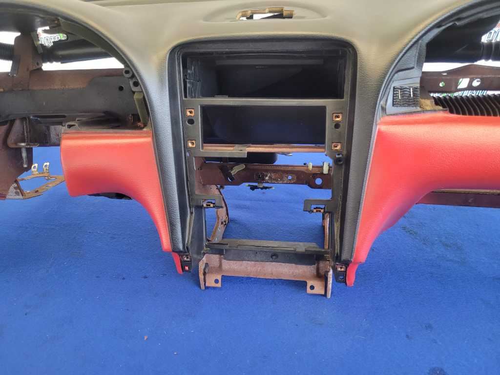 1994-1995 Ford Mustang GT 5.0L Dashboard Panel Cover Black Red 2631 - The Parts Farm