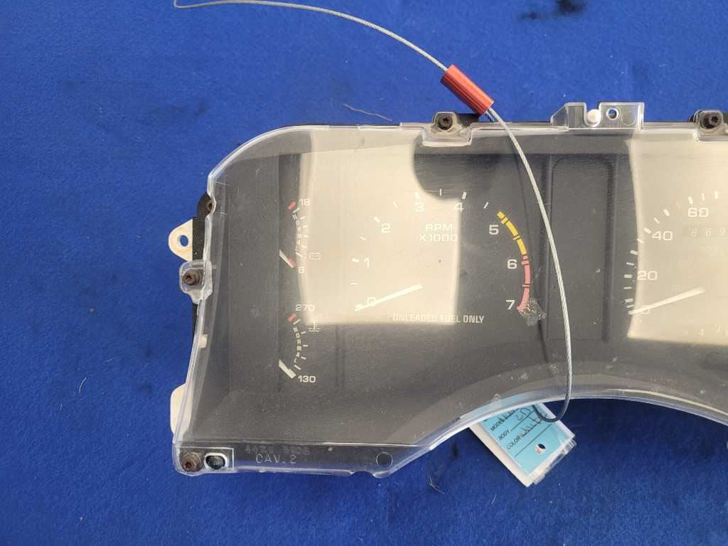 1990 Ford Mustang GT Mclaren Convertible Gauge Cluster 140mph Front Tach 2603 - The Parts Farm