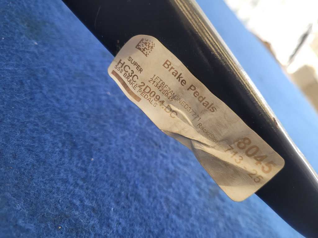 2023 Ford F250 F-250 Super Duty Truck Brake Pedal Cage Box Pad 2558 - The Parts Farm