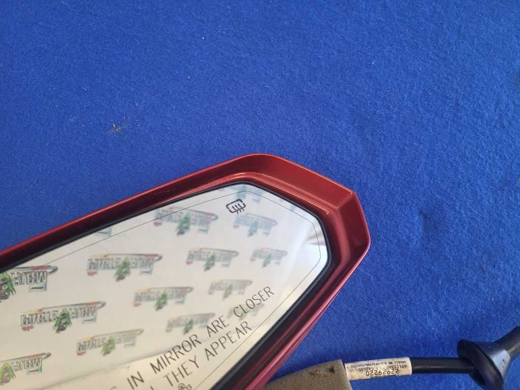 2010-2015 Chevrolet Camaro SS Passenger Rear View Mirror Glass Power Heat DD1 - The Parts Farm