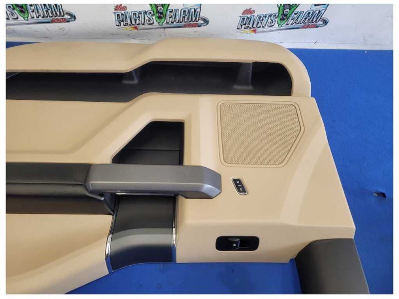 2015-2017 Ford F150 F-150 Pickup Truck Set Door Panels Beige Black Crew Cab 2615 - The Parts Farm