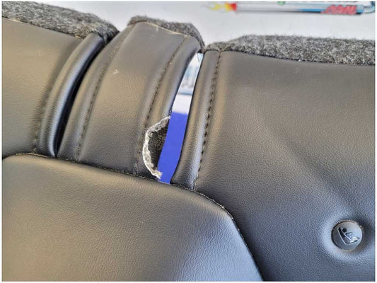 2018-2023 Ford Mustang GT S550 Coupe Rear Bottom Seat Back Leather Cushion 2782