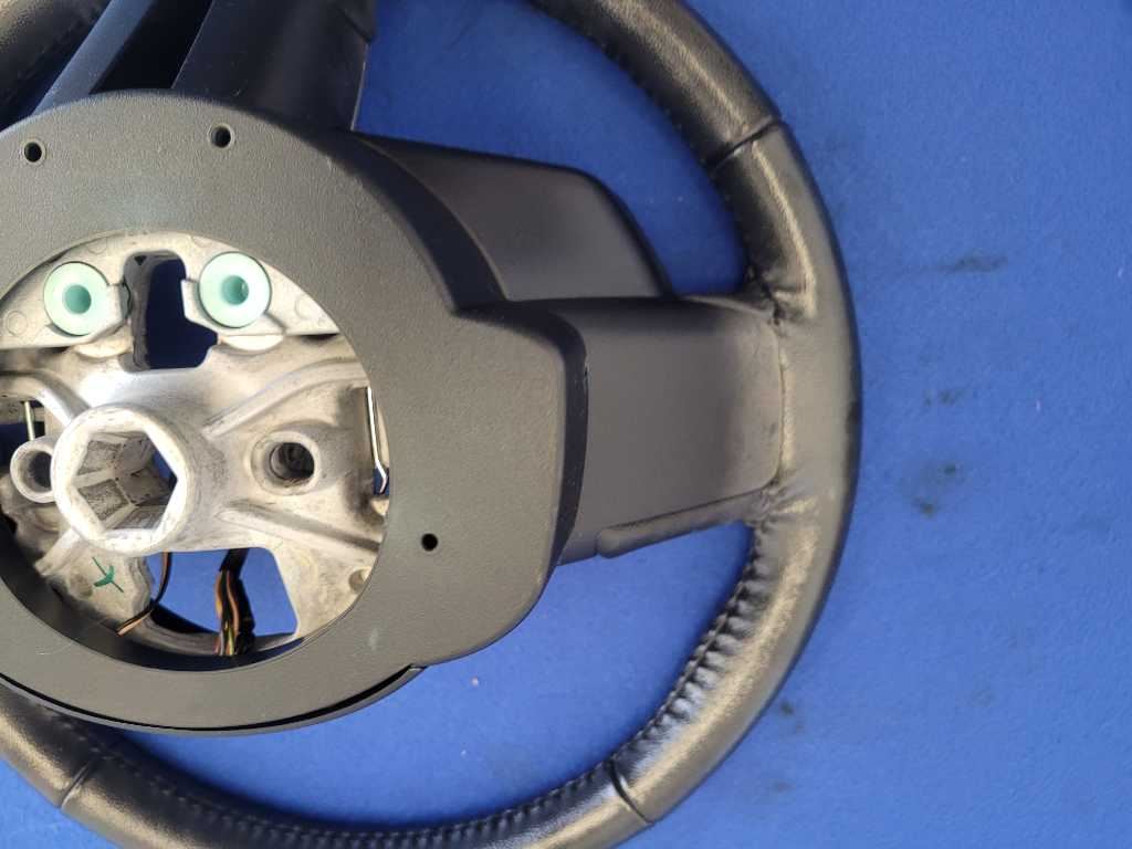 2015-2017 Ford Mustang EcoBoost S550 Steering Wheel Leather M/T Driver 2652 - The Parts Farm