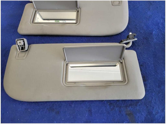 2018-2020 Ford F150 F-150 Truck Pair Front Sun Visors No Sunroof Gray 2869