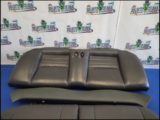 1999-2004 Ford Mustang GT Rear Coupe Back Seats Leather Charcoal 2640