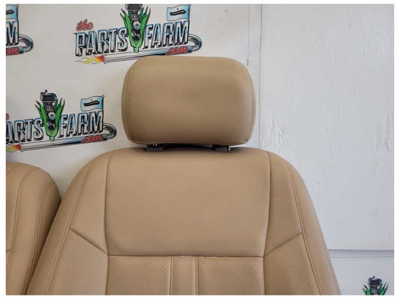 2015-2017 Ford F150 F-150 Truck Set Seats Beige Bucket Covers Crew Cab 2615 - The Parts Farm