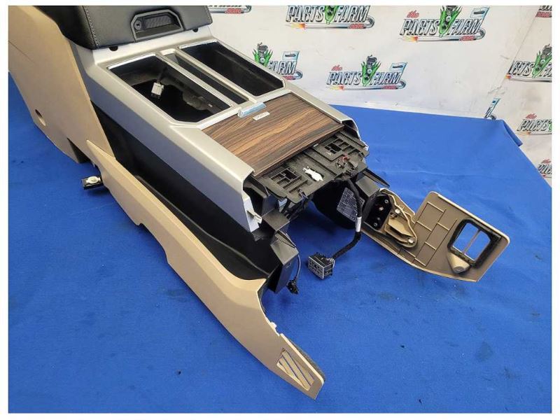 2015-2017 Ford F150 F-150 Pickup Truck Center Console Floor Shifter Tan 2617 - The Parts Farm