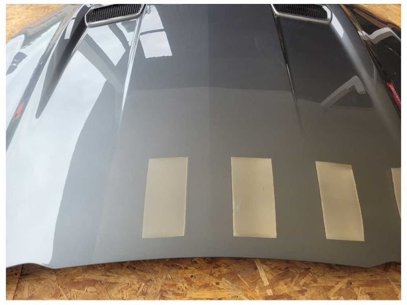 2018-2023 Ford Mustang GT New Take Off Front Hood Shell Scoop Paint Silver - The Parts Farm