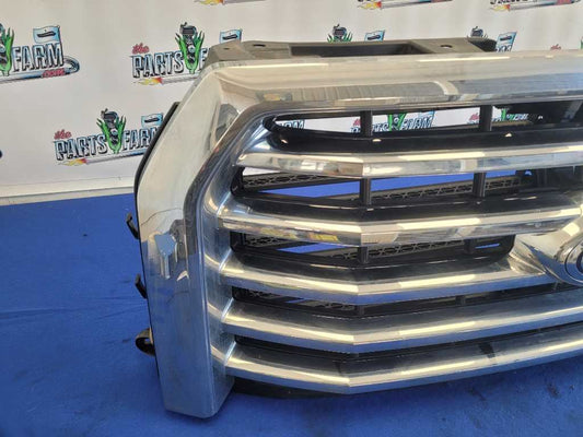 2015-2017 Ford F150 F-150 Pickup Truck Grille Center XLT 5 Chrome Bars 2661
