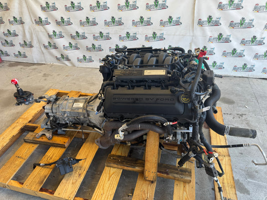 54k 2018 FORD MUSTANG GT350 526HP 5.2L Engine TR3160 Manual Trans Swap Kit