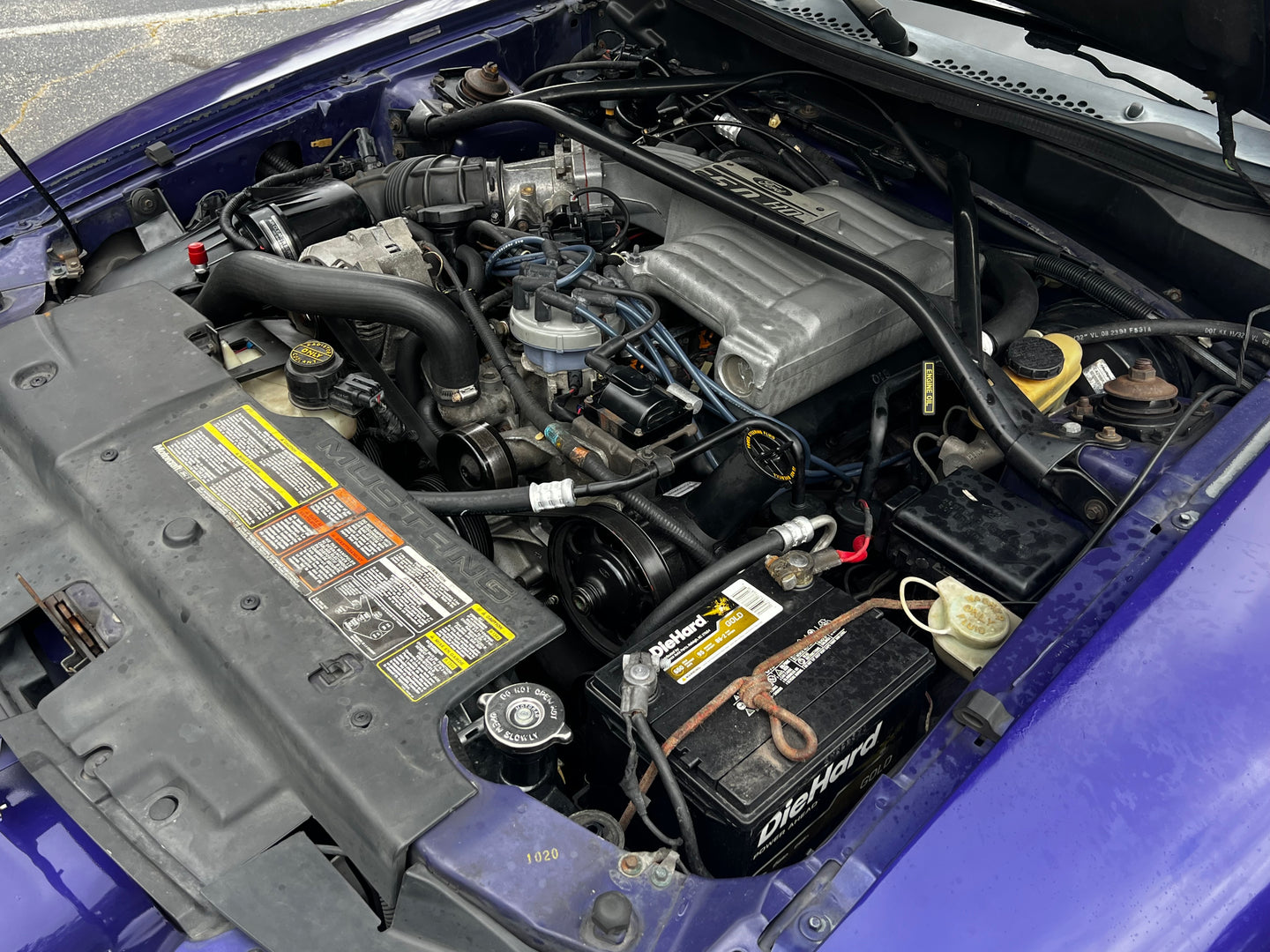 Stock 2703. 1995 Ford Mustang GT Coupe 5.0L V8 302 T5 Manny Tranny - The Parts Farm