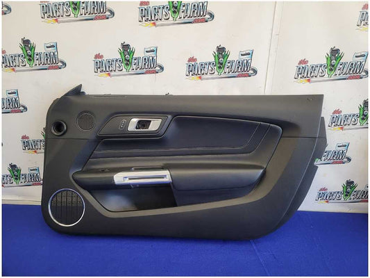2015-2023 Ford Mustang GT S550 Coupe Pair Door Panel White Stitch Memory 2768
