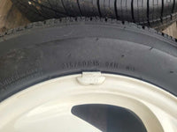 1990 Ford Mustang ASC Mclaren Convertible Set Wheels 15x7 White Paint Tire 2603 - The Parts Farm