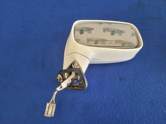 1990 Ford Mustang Mclaren Convertible Passenger RH Rear View Mirror White 2603 - The Parts Farm