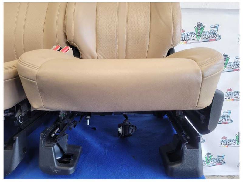 2015-2017 Ford F150 F-150 Truck Set Seats Beige Bucket Covers Crew Cab 2615 - The Parts Farm