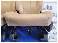 2015-2017 Ford F150 F-150 Truck Set Seats Beige Bucket Covers Crew Cab 2615 - The Parts Farm
