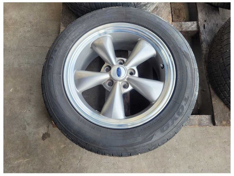 2005-2009 Ford Mustang GT S197 Wheel 17x8 Spoke Silver Paint Tire 2600 - The Parts Farm