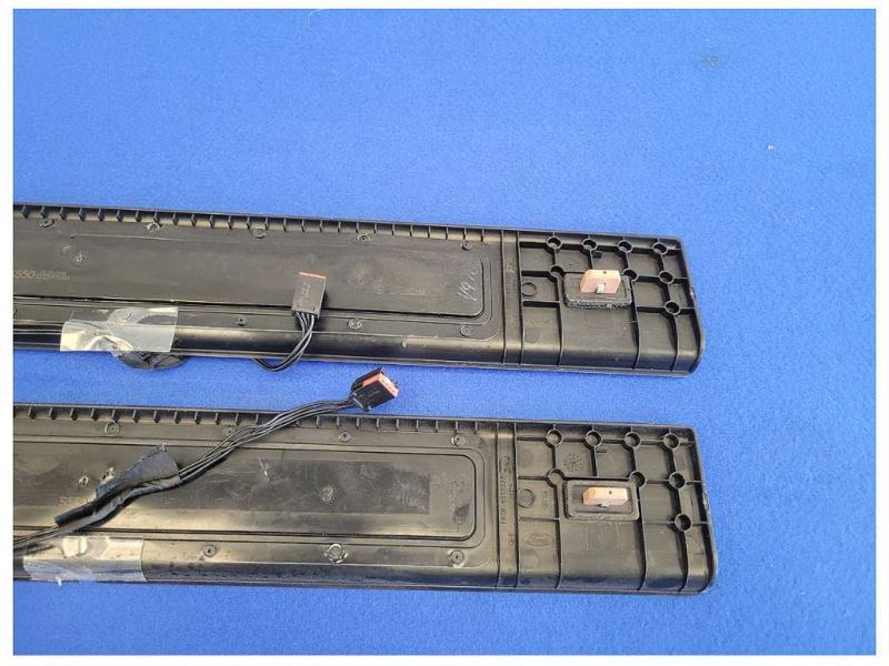 2015-2023 Ford Mustang GT S550 Pair Door Sill Plates Lighted Scuff 2610 - The Parts Farm