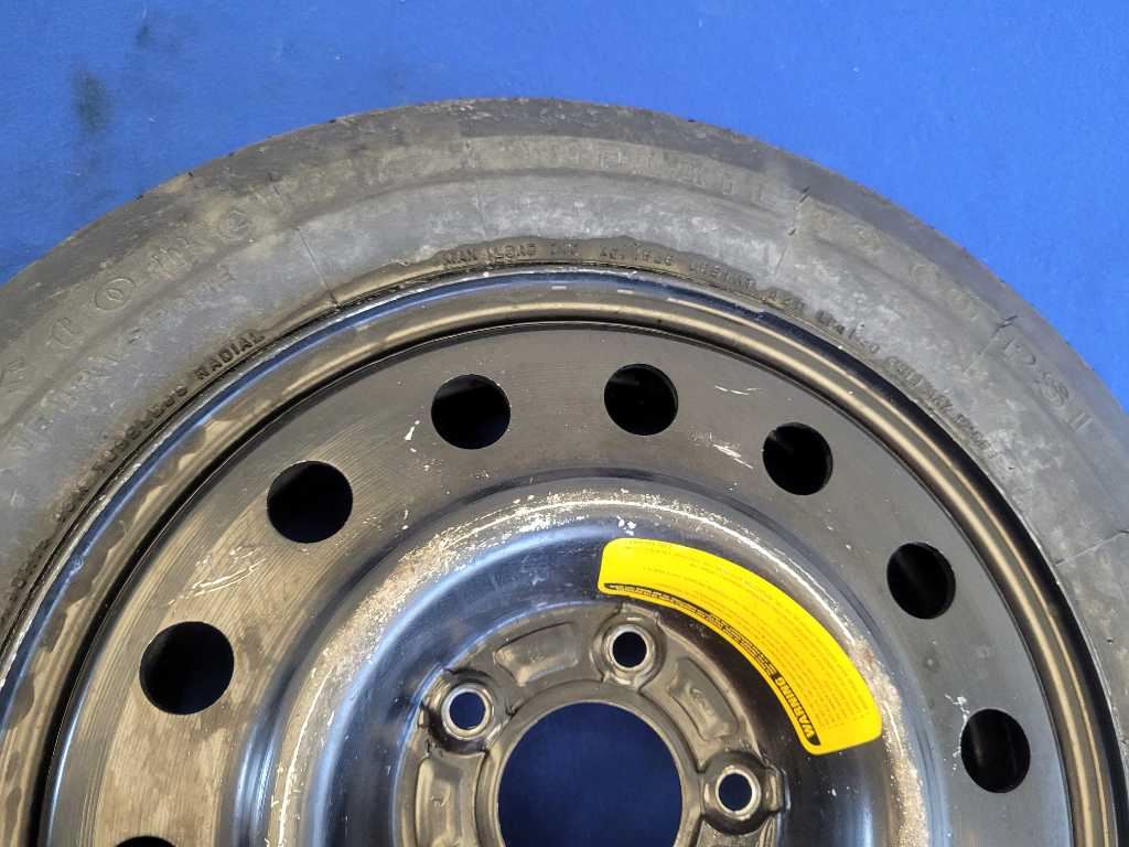1994-1995 Ford Mustang GT Emergency Wheel 15x4 Spare Tire Black Paint 2631 - The Parts Farm