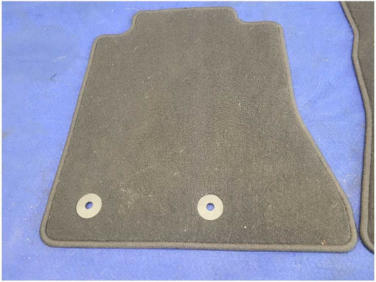 2015-2023 Ford Mustang GT S550 Pair Front Floor Mats Carpet Liner Black 2851