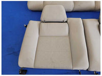 2011-2014 Ford Mustang GT Rear Coupe Seats Cloth Beige Back 2605 - The Parts Farm