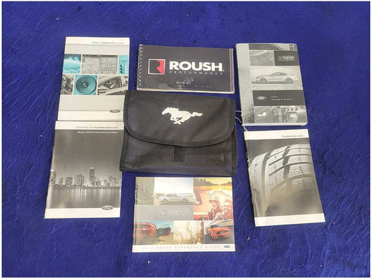 2016 Ford Mustang GT Roush Convertible Owner's Manual Book Cover Pamphlet 2740