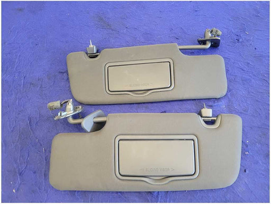 2011-2014 Ford Mustang GT Coupe Pair Sun Visors Shade HomeLink Mirror 2761