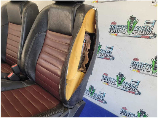 2010-2012 Ford Mustang GT Convertible Set Seats Leather Bucket Power 2757