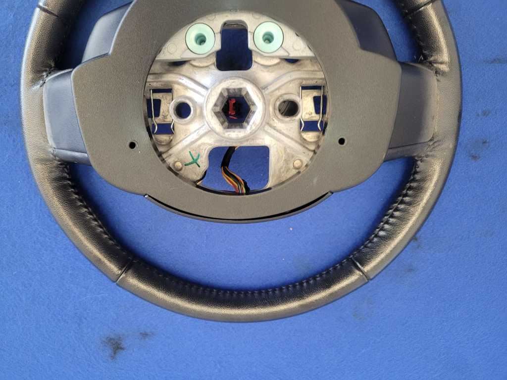 2015-2017 Ford Mustang EcoBoost S550 Steering Wheel Leather M/T Driver 2652 - The Parts Farm