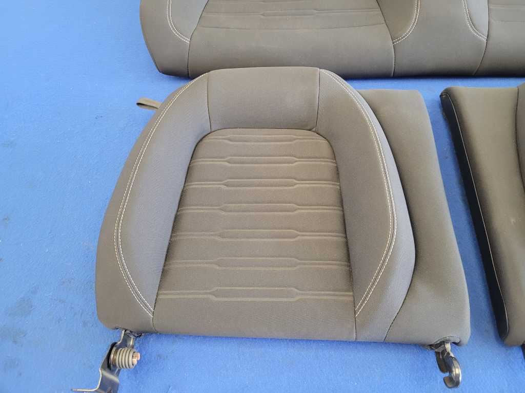 2015-2017 Ford Mustang GT S550 Rear Coupe Cloth Seats Seat Upper Lower 2643 - The Parts Farm