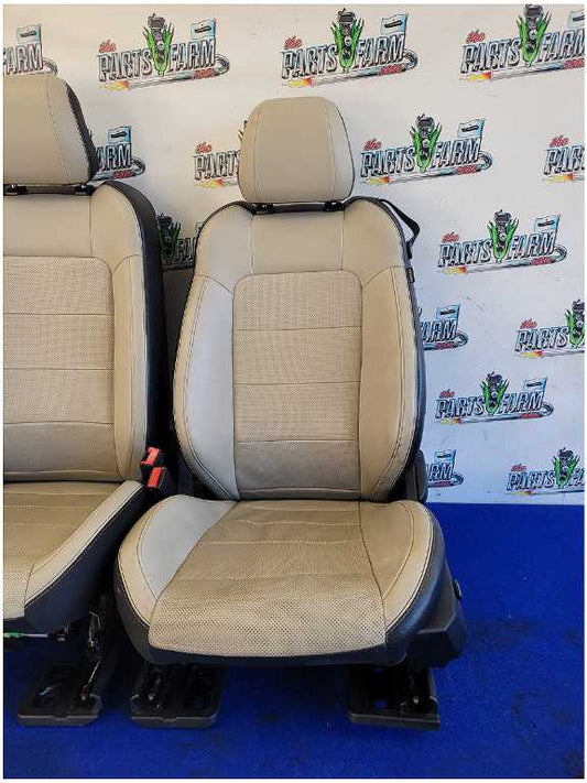 2015-2017 Ford Mustang GT S550 Set Coupe Leather Tan Seats Bucket Heat 2802