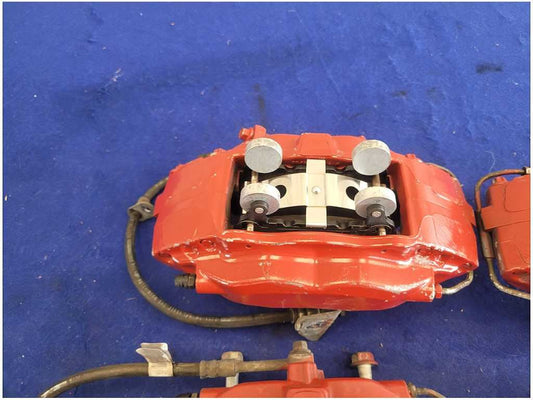 2010-2015 Chevrolet Camaro SS Set Brembo Brake Calipers Front Rear Red 2727