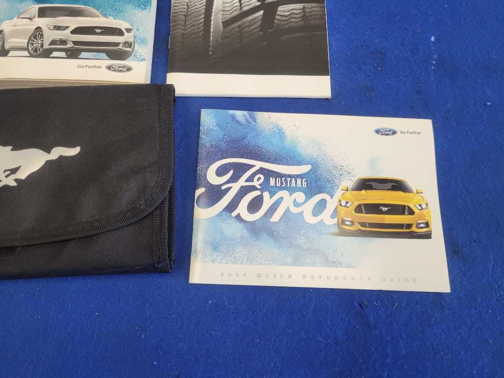 2017 Ford Mustang EcoBoost S550 Owner's Manual Booklet Pamphlet Book Cover 2652 - The Parts Farm