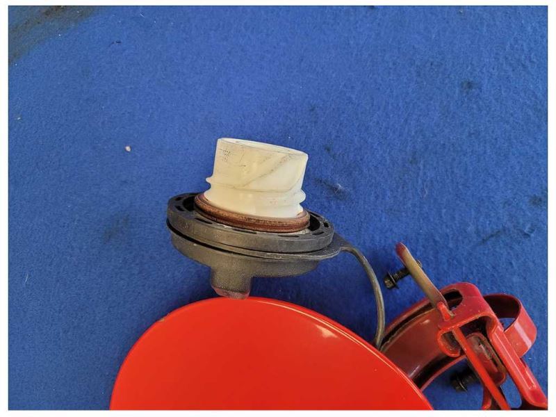 2005-2009 Ford Mustang GT Fuel Door Gas Cap Driver Rear Paint D3 2600 - The Parts Farm