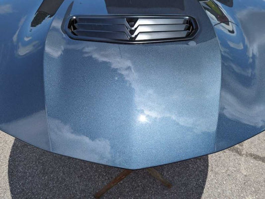 2019-2020 Chevrolet Camaro SS 6.2L Front Hood Scoop Vent Paint Gray C62