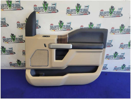 2015-2020 Ford F150 Pickup Truck Set Tan Door Panels Card Front Back 2747