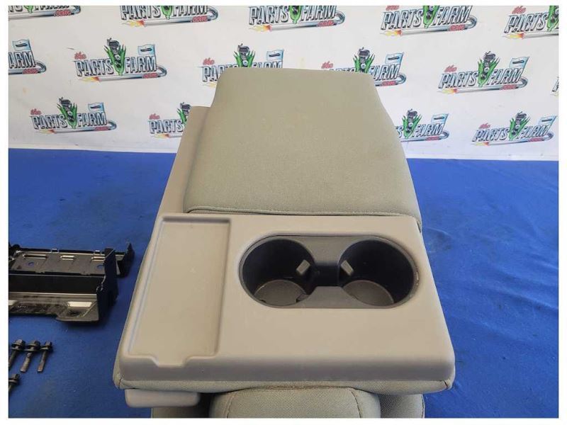 2015-2020 Ford F150 Pickup Truck Front Seat Bench Center Split Gray Cloth 2476 - The Parts Farm