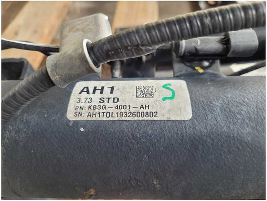 2020 Ford Ranger 3.73 Rear Gear Open Diff Axle Code 71 Brakes 2221