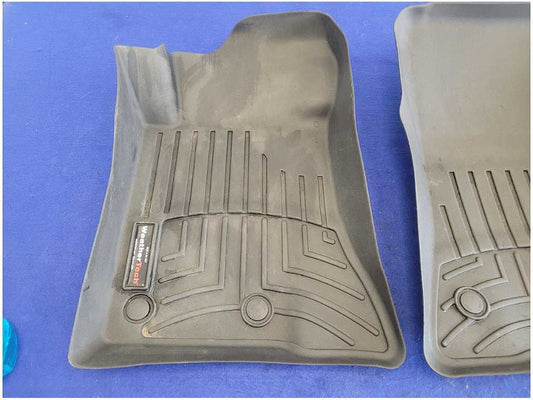 2015-2017 Ford Mustang GT S550 Pair Front Floor Liner Mats Rubber Black 2905
