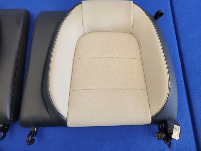 2015-2017 Ford Mustang GT S550 Coupe Upper Seat Beige Cushion Rear Back 2616 - The Parts Farm