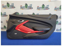 2019-2024 Chevrolet Camaro SS Coupe Pair Door Panels Card Red Black 2628 - The Parts Farm