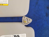 2011-2012 Nissan Leaf Pair Front Sun Visors Shade Mirror Upper Windshield 1856 - The Parts Farm