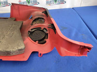 1994-1995 Ford Mustang GT Convertible Passenger Rear Quarter Trim Red 2631 - The Parts Farm
