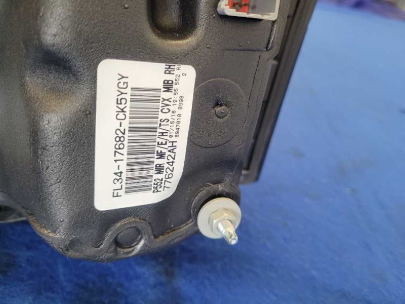 2015-2017 Ford F150 4x4 Pickup Truck Passenger Rear View Mirror Black 2482 - The Parts Farm