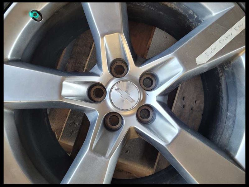 2010-2015 Chevrolet Camaro SS Rear Wheel 20x9 Rear 5 Spoke Silver Paint Tire - The Parts Farm