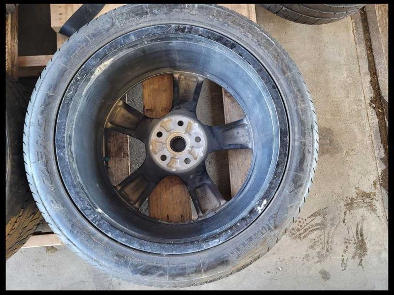 2010-2015 Chevrolet Camaro SS Rear Wheel 20x9 Rear 5 Spoke Silver Paint Tire - The Parts Farm