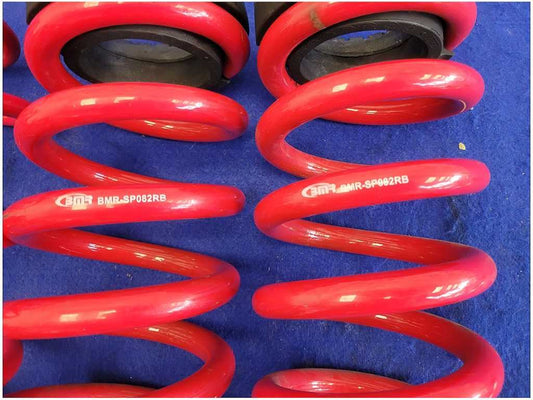 2015-2023 Ford Mustang GT S550 Coupe BMR Set Lowering Springs Coil Red 2780