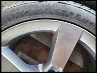 2010-2015 Chevrolet Camaro SS Rear Wheel 20x9 Rear 5 Spoke Silver Paint Tire - The Parts Farm