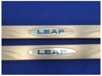 2011-2012 Nissan Leaf Pair Door Sill Plates Scuff Lower 1856 - The Parts Farm